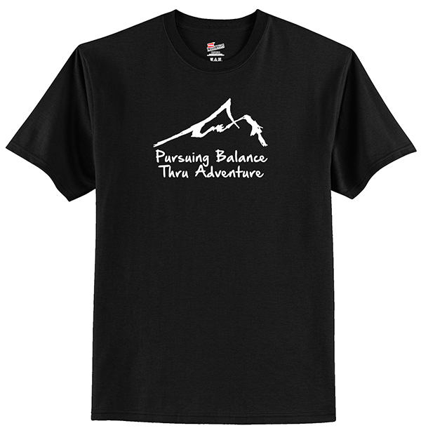 Pursuing Balance Through Adventure Premium Tee